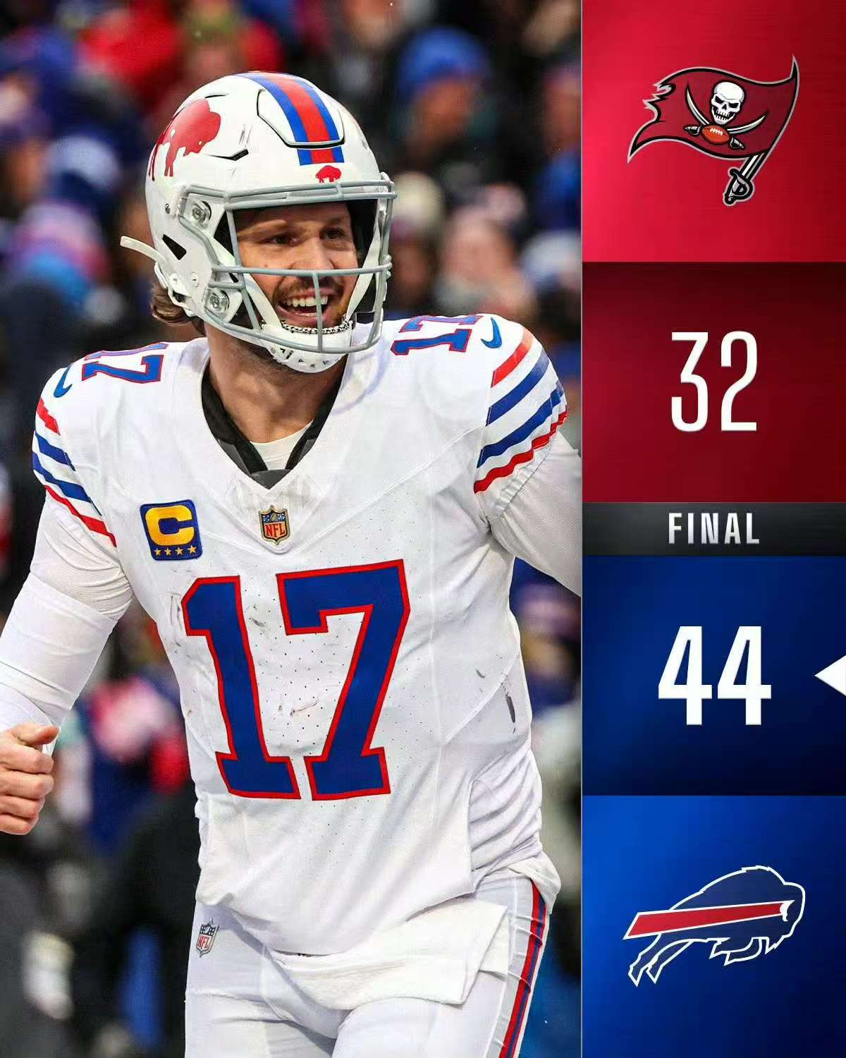 Un spectacle NFL palpitant : les Bills réalisent une remontée spectaculaire pour vaincre les Buccaneers.